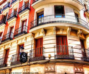 пазл Фасад здания в Мадрид